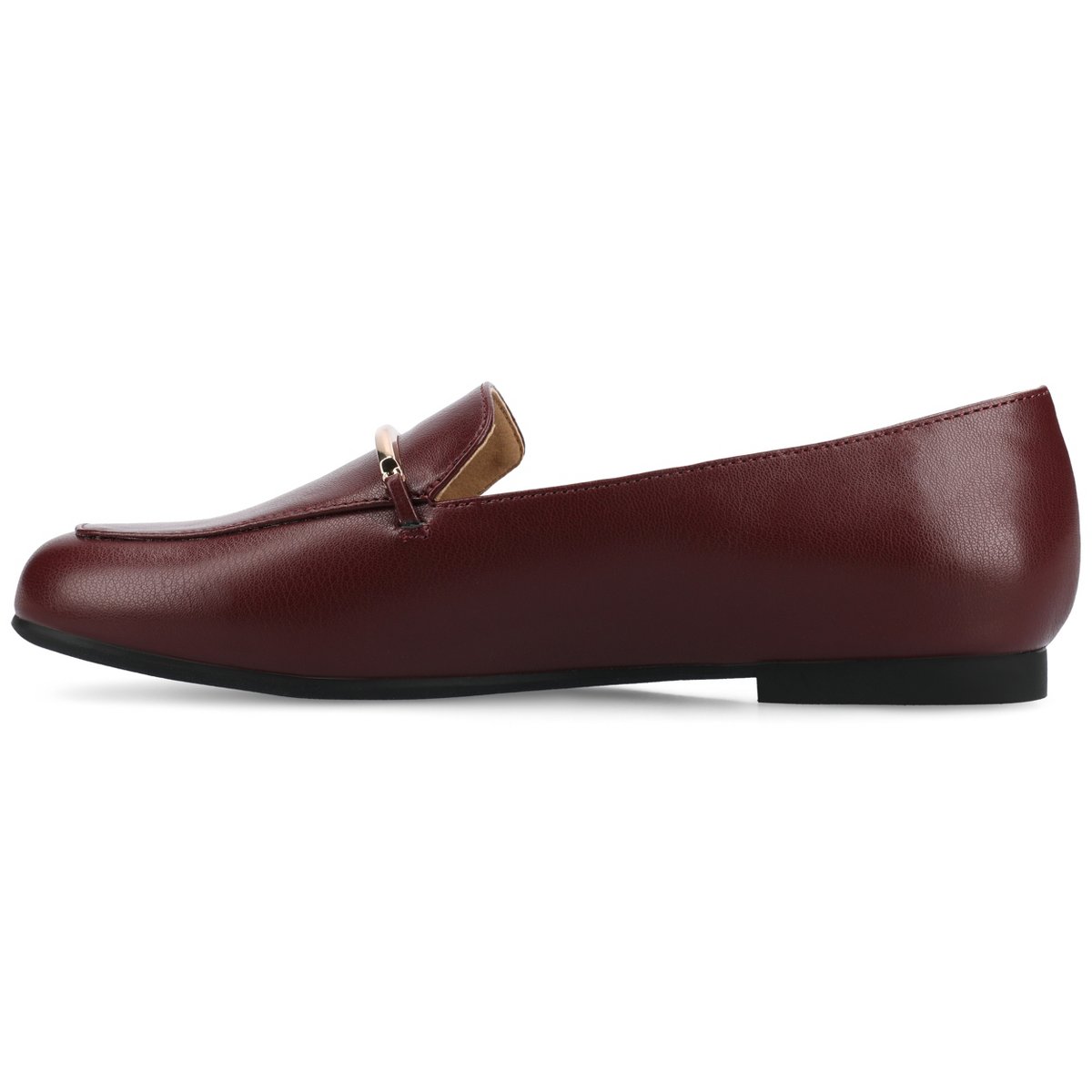 Женские платья Journee Collection Journee Women's Wrenn Medium and Wide Width Dress Flats, Oxblood 6 — фото 2