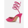 Elvira Rhinestone Embellished Strap Up Sandals Women - 3 of 4