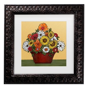 Trademark Fine Art - Medana Gabbard Autumn Bouquet Matted Framed Art - 1 of 4