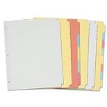 Avery Write-On Plain-Tab Dividers 5-Tab Letter 36 Sets 11501