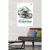Trends International NFL Miami Dolphins - Drip Helmet 20 Unframed Wall Poster Prints - 2 of 4