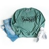 Simply Sage Market Women's Graphic Sweatshirt One Loved Teacher Apple - image 3 of 3