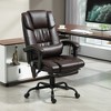 Aghana Digitals Black Faux Leather High Back Office Chair with 6 Vibration Massage Points, 130° - 3 of 4