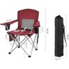 Kumasinova Foldable Camping Chairs with Cup Holder,Portable Chair with Side Pocket,Heavy Duty Beach Chairs for Adults,Outdoor Chairs for Camping&Lawn - 2 of 3