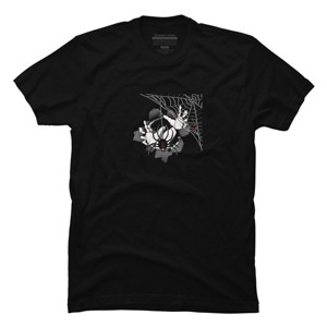 Men's Design By Humans Halloween theme T-shirt.Spider web By bambino T-Shirt - 1 of 4