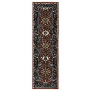 Oriental Weavers Vivian VI04B Red/ Navy Indoor Area Rug - 2'3" x 7'6" - 1 of 4