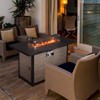 Karl Home | 43 in. W X 22.2 in. D Propane Outdoor Fire Pit With Cover - 3 of 3