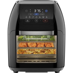 Chefman Multifunctional Digital 10 Qt. Air Fryer+ Rotisserie, Fry, Roast & Bake, 17 Presets - Black - 1 of 4