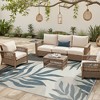 Abynow Geometric Waterproof Outdoor Area Rug - 3 of 4