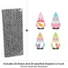 Big Dot of Happiness Easter Gnomes - Paper Straw Decor - Spring Bunny Party Striped Decorative Straws - Set of 24 - 3 of 4