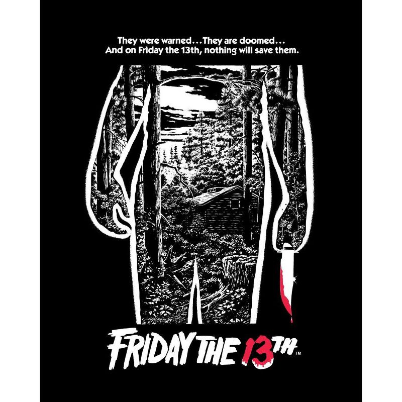 Friday the 13th Movie Poster Men's Black Tee, 2 of 4