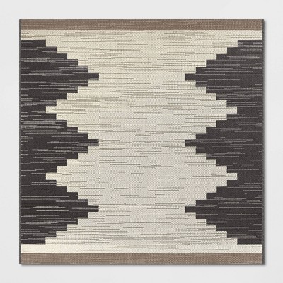 6'7x6'7 Mod Dessert Outdoor Rug Neutral - Threshold™