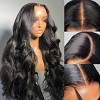 Jessie's Wig 24 Inch Body Wave Wig 7x5 Pre Cut Lace Black Color 1 Pcs/Pack - 4 of 4
