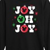 Boys' - Disney - Mickey Joy Oh Joy Christmas Long Sleeve Graphic T-Shirt - 2 of 4