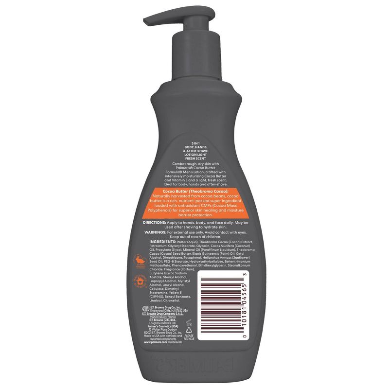 Palmer&#39;s Men&#39;s Body Lotion with Pump Bottle Cocoa Butter - 13.5 fl oz, 2 of 9