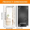 ARTLOGE 1.2M Full Length RGB LED Lighted Mirror Crystal Crush Diamond Wall Hanging Mirror for Dressing - 2 of 4