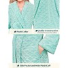 PAVILIA Short Robes for Women, Plush Soft Bathrobe Womens Lightweight, Fluffy Fuzzy Robe Knee Length, Shower Spa - 4 of 4