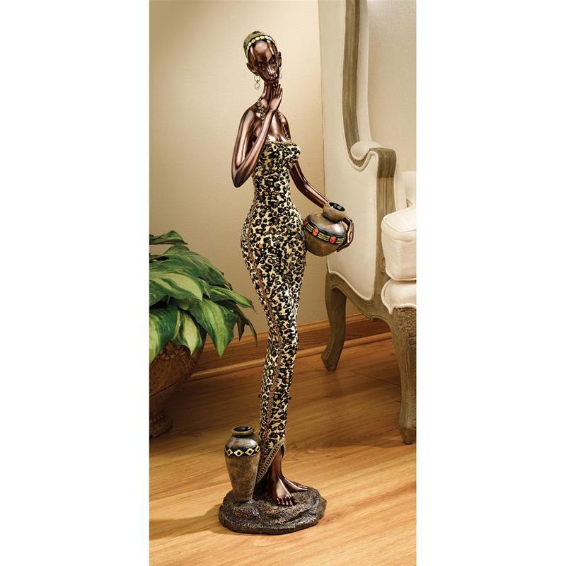 Design Toscano African Water Gatherer Statue, 1 of 3