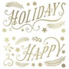 The Lakeside Collection Holiday Sentiment Decals - Happy Holidays - 2 of 3