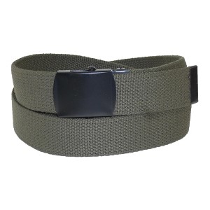 CTM Fabric Big & Tall Adjustable Belt with Black Buckle - 1 of 4