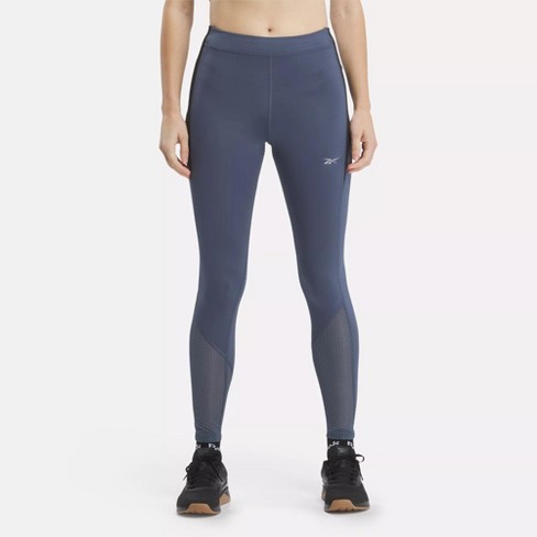 Reebok Running Vector Leggings Xl East Coast Blue : Target