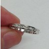Pompeii3 3/8ct Princess Cut Diamond Wedding Anniversary Ring 14K White Gold - 4 of 4