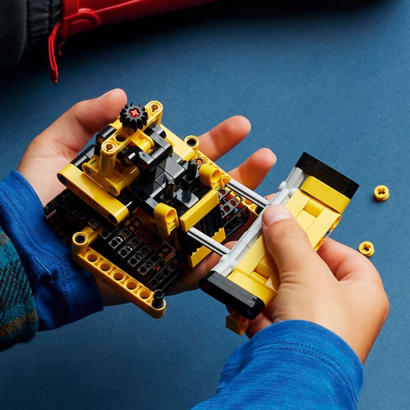 LEGO Technic Heavy-Duty Bulldozer Building Set, Construction Toy 42163, 6 of 8