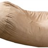 OUTSUPPLY Cylindrical Bean Bag Chair, Removable Washable Cover, High-Density Foam Filled, Modern Home Decor - 3 of 4