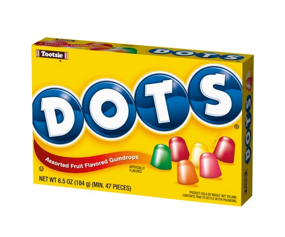Dots Assorted Fruit Flavored Gumdrops - 7oz