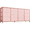 Homhougo TV Stand for TVs up to 75" Pink - 3 of 4