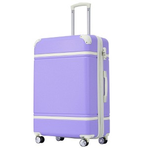 24in Carry on Luggage with Spinner Wheels Lightweight Hardshell Expandable Luggage with Tsa Lock Travel Rolling Luggage Suitcase for Men Women - 1 of 4
