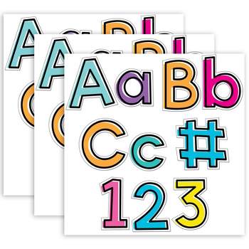 Up and Away Letters and Numbers Sticker Pack - CD-168239, Carson Dellosa