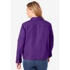 Woman Within Plus Size Stretch Denim Jacket - 3 of 4