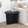 NicBex Modern 25.6" Tapered Coffee Table with Vertical Pedestal for Living Room and Office - 3 of 4