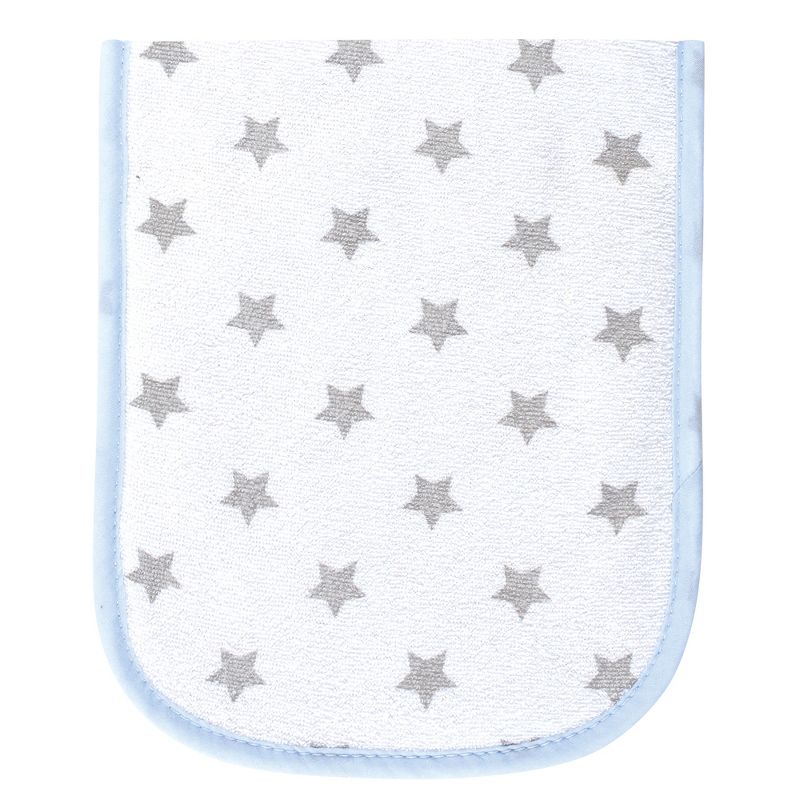Hudson Baby Infant Boy Cotton Terry Bib and Burp Cloth Set 5pk, One Cool Dude, One Size, 6 of 8