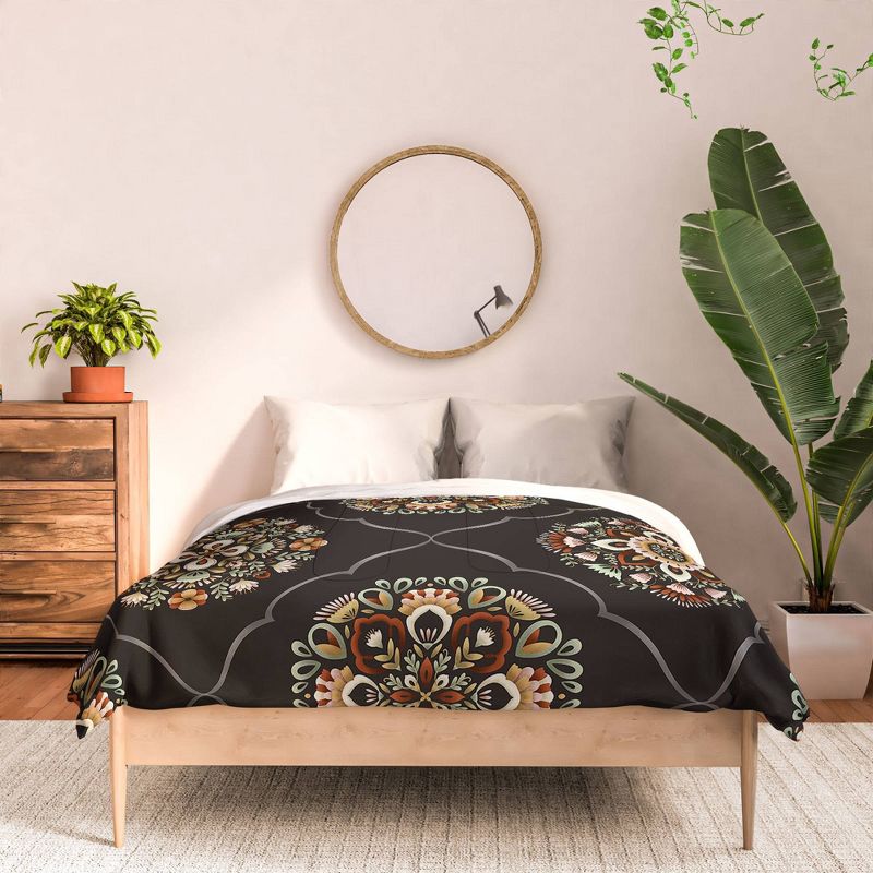 Ivy Mandalas Polyester Comforter & Sham Set - Deny Designs, 3 of 6
