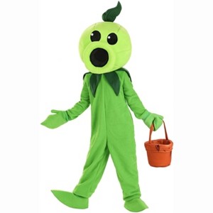 HalloweenCostumes.com Child Premium Plants vs. Zombies Peashooter Halloween Costume | Kids Video Game Character Outfit | Officially Licensed - 1 of 4