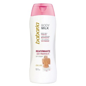 Babaria Firming Body Milk - Soothing and Smoothing Properties - Infused with Aloe Vera and Vitamin E - Suitable for All Skin Types - 16.6 oz - 1 of 4