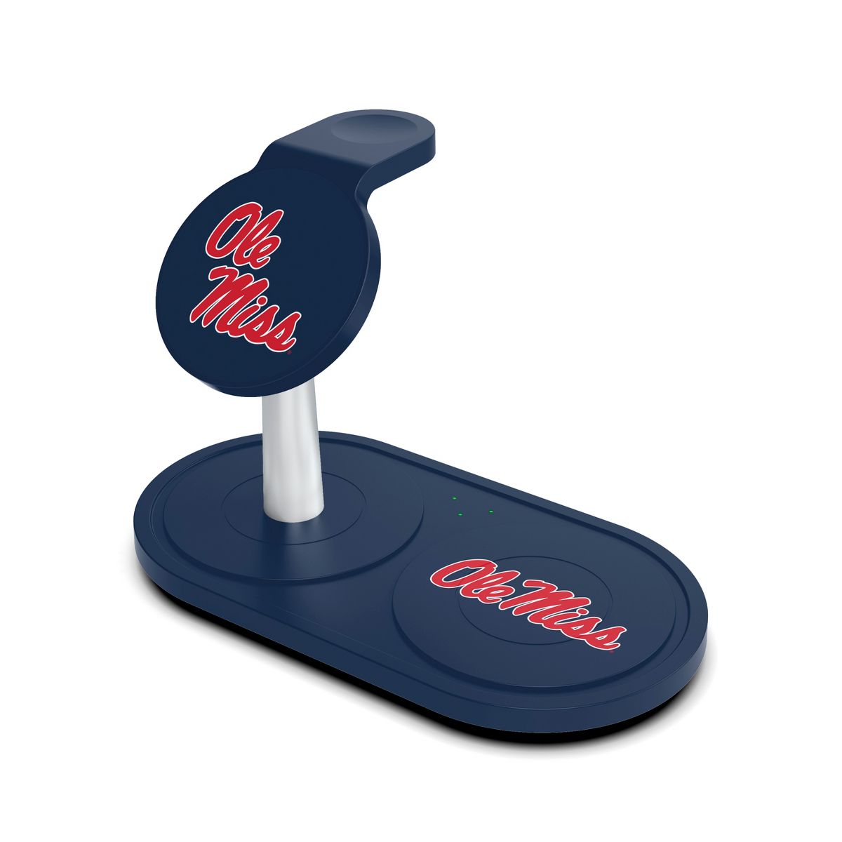 SOAR NCAA 3-in-1 Wireless Charging Station- Ole Miss Rebels