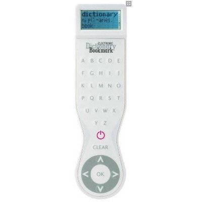 Electronic Dictionary White Bookmark