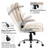 Swivel Office Room Chair Executive Desk Chair,Executive Chair Home Office Chair With Adjustable Armrest,Back Support For Chair-The Pop Home - 4 of 4