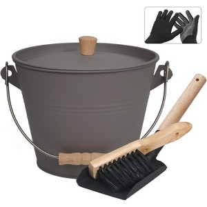 attop 1.3 Gallon Ash Bucket for Fireplace - 1 of 4