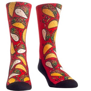 Graphic Food - Tacos All Over Crew Socks - 1 of 1