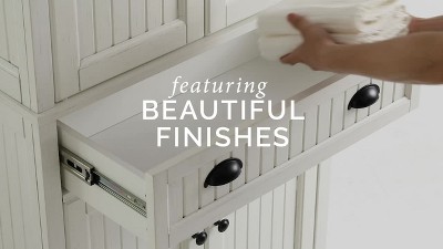 Elegant Gray Kitchen Cart with Faux Marble Top and Ample Storage