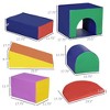 Runesay Colorful 7-Piece Baby Soft Play Equipment, Toddler Climber for Creativity and Shape Discovery - 3 of 4