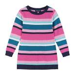 Andy & Evan Toddler Multi Knit Dress Blue, Size 5T