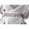 LA LEELA Women's Mini Beachwear Vacation Swim Suit Summer Bathing Suit Cover-up Short Swing Dress for Women 1X-2X White, Solid - 3 of 4