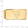Black Bow Jewelry 10k Yellow Gold West Virginia Mountaineers NCAA Money Clip - 2 of 3