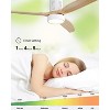 TOBILI 52 Inch Indoor Flush Mount Ceiling Fan with LED Light - 2 of 4