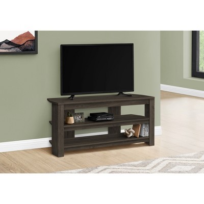 42" Contemporary Media Console TV Stand with Space-Saving Design and Open Storage for Living Room